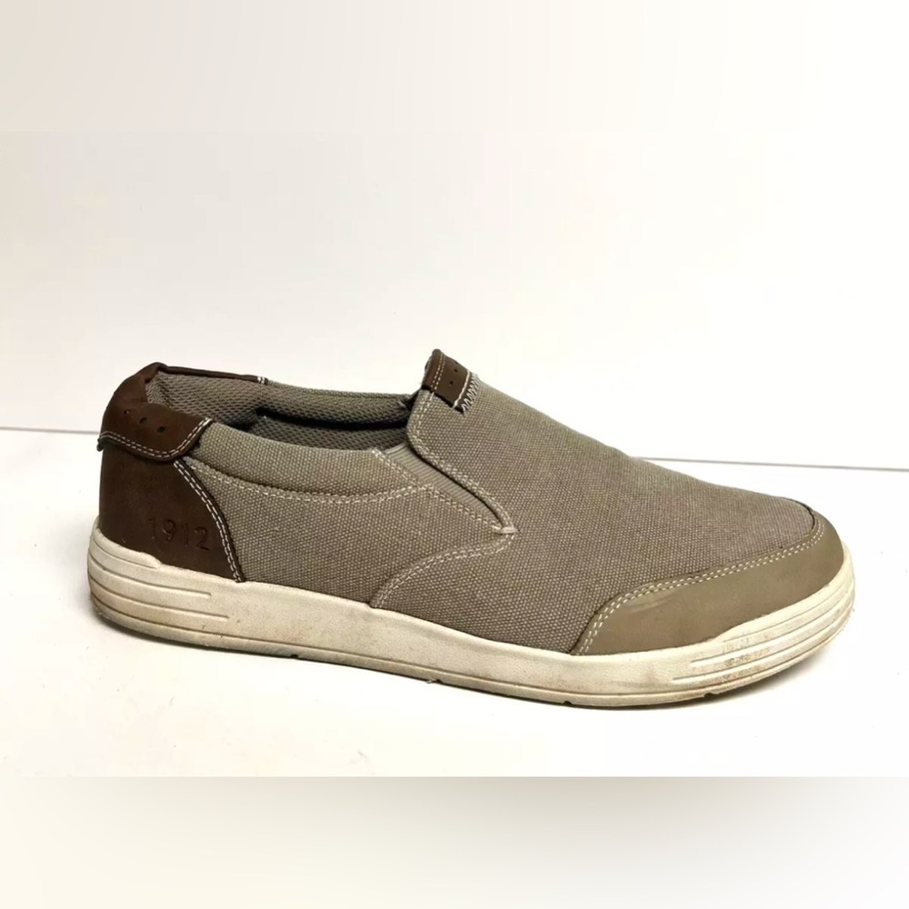 Nunn Bush Mens City Walk Canvas Slip On Size 9 M